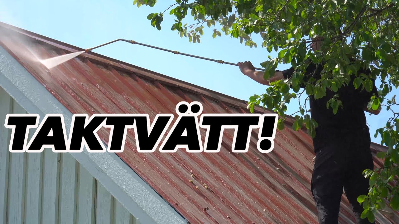 BYGGDE EN COOL TAKTVÄTT TILL HÖGTRYCKSTVÄTTEN!