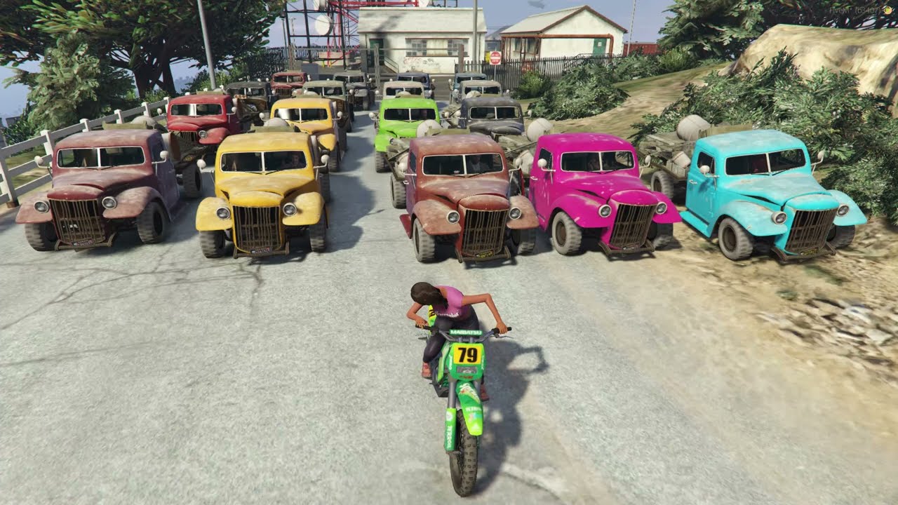Bláznívá Jízda po Dálnici | GTA 5 | Rat-Loader | Dálnice | Los Santos | Motorka Sanchez