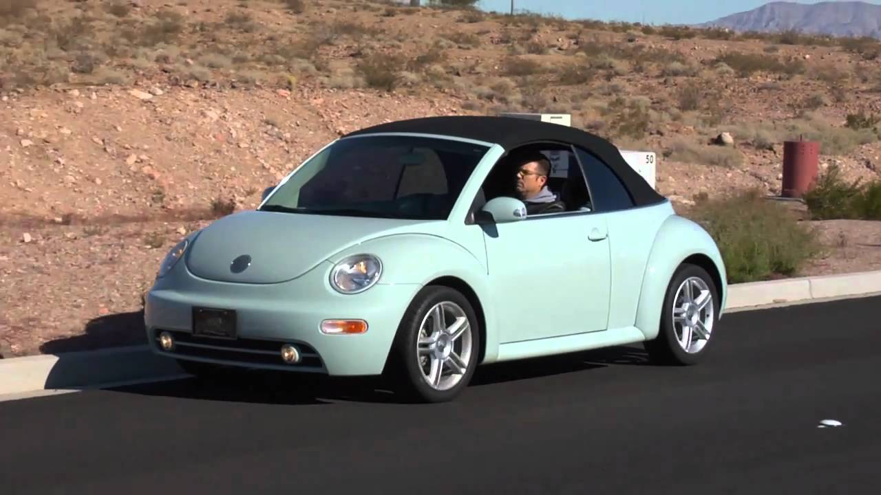 2004 Volkswagen Beetle GLS Turbo Convertible test drive Viva Las Vegas Autos