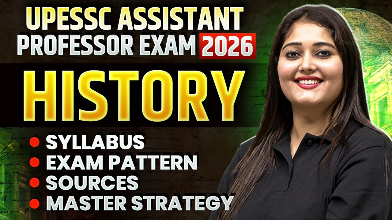 UPESSC Assistant Professor 2026 History | Syllabus, Exam Pattern, Best Books & Master Strategy