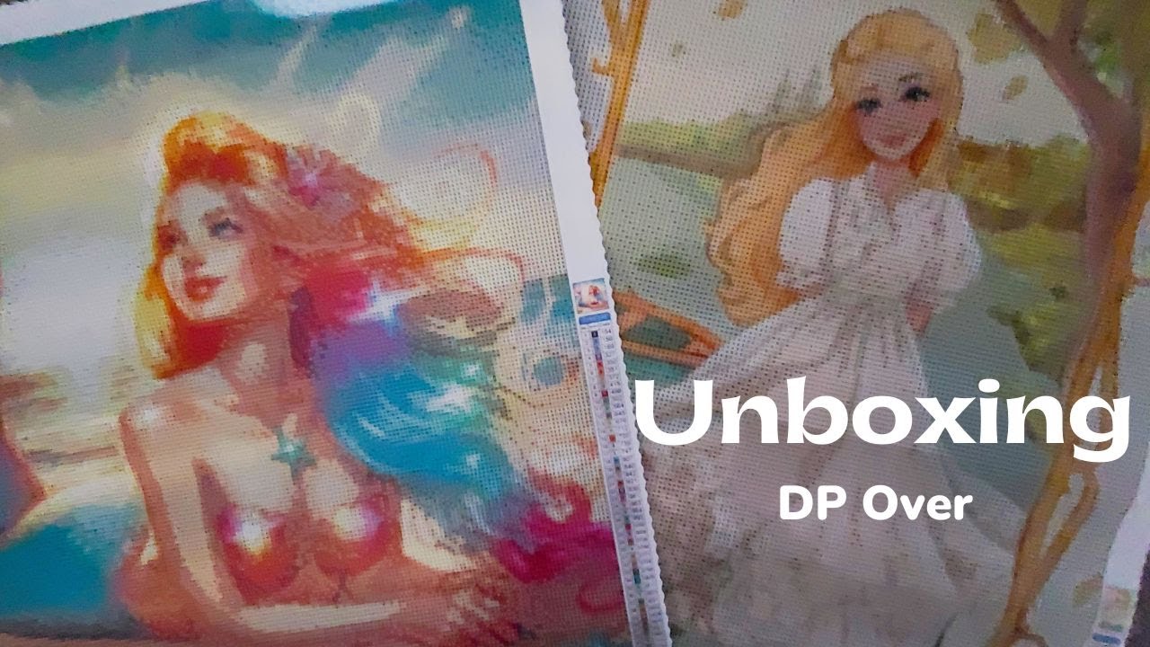 Unboxing de deux diamond paintings de la marque DP Over + code de réduction!