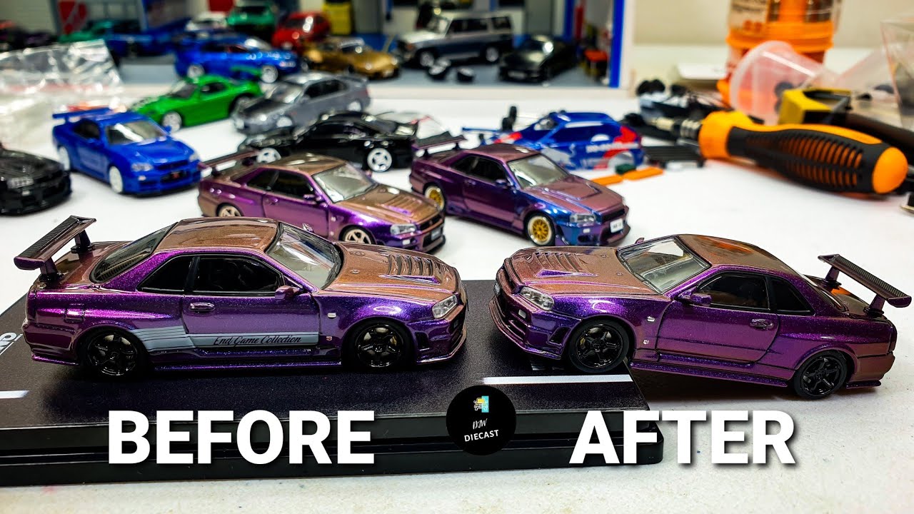 Nissan Skyline GT-R R34 Endgame DECAL ERASE | Cheaper Alternative for R34 Midnight Purple