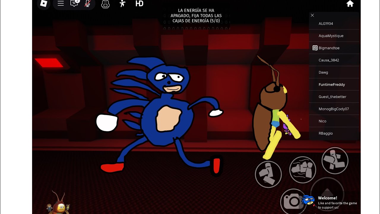 Juego Sanic Chase