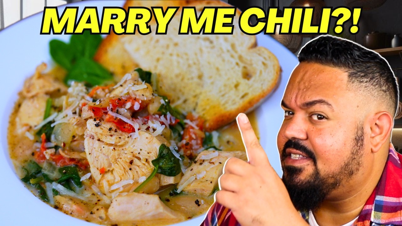 Crockpot Marry Me Chicken Chili | Dinner in One Pot