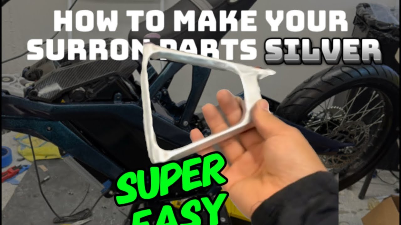 How to make your surron parts silver
