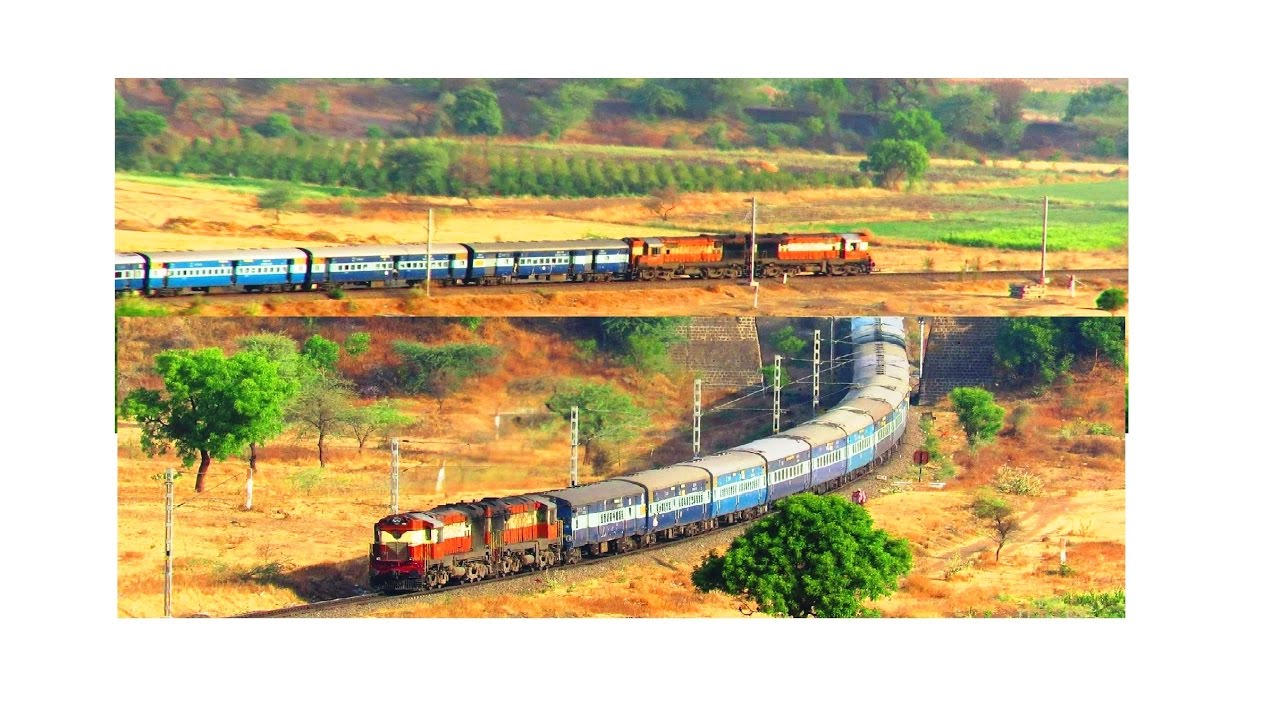 Train goes, circles around & comes back at Ankai | Manmad's huge Circular loop