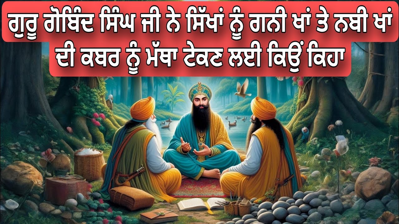 Guru Gobind Singh Ji ne sikh nu Gani Khan te Nabi khan di kabar te matha tekan nu kyon keha