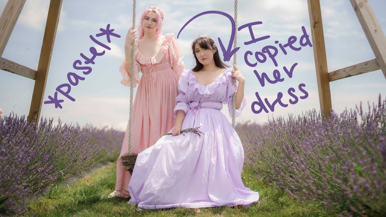 Making a Pastel Chemise a la Reine for a Lavender Festival