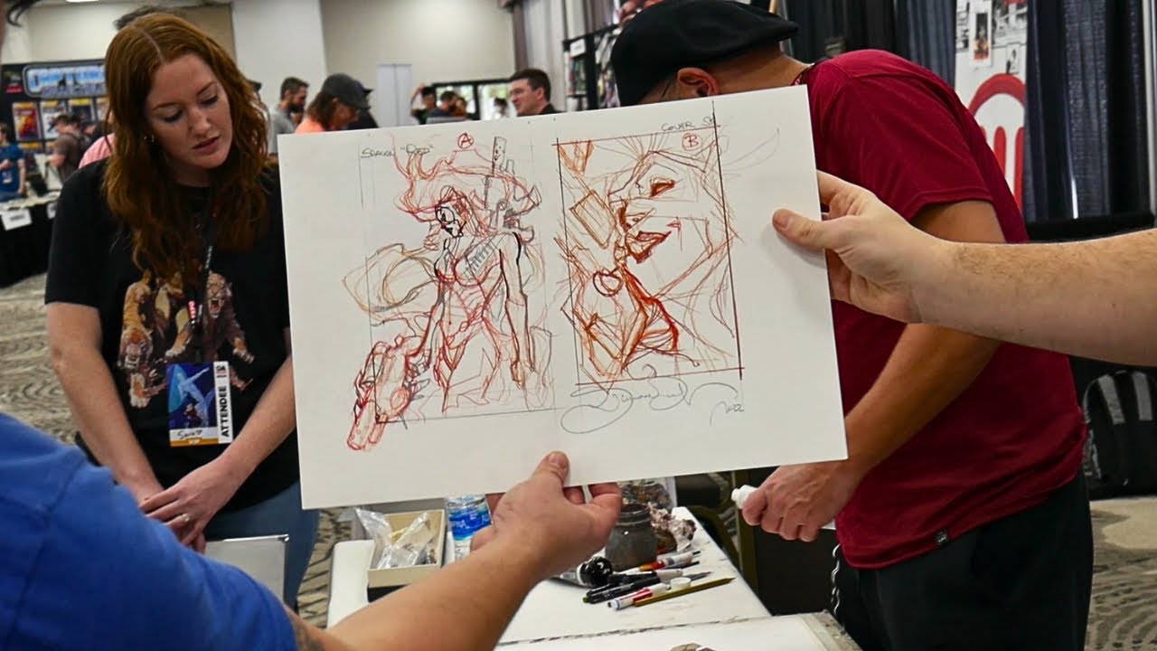 Buying Original Comic Art the Final Day at OAX 2024!