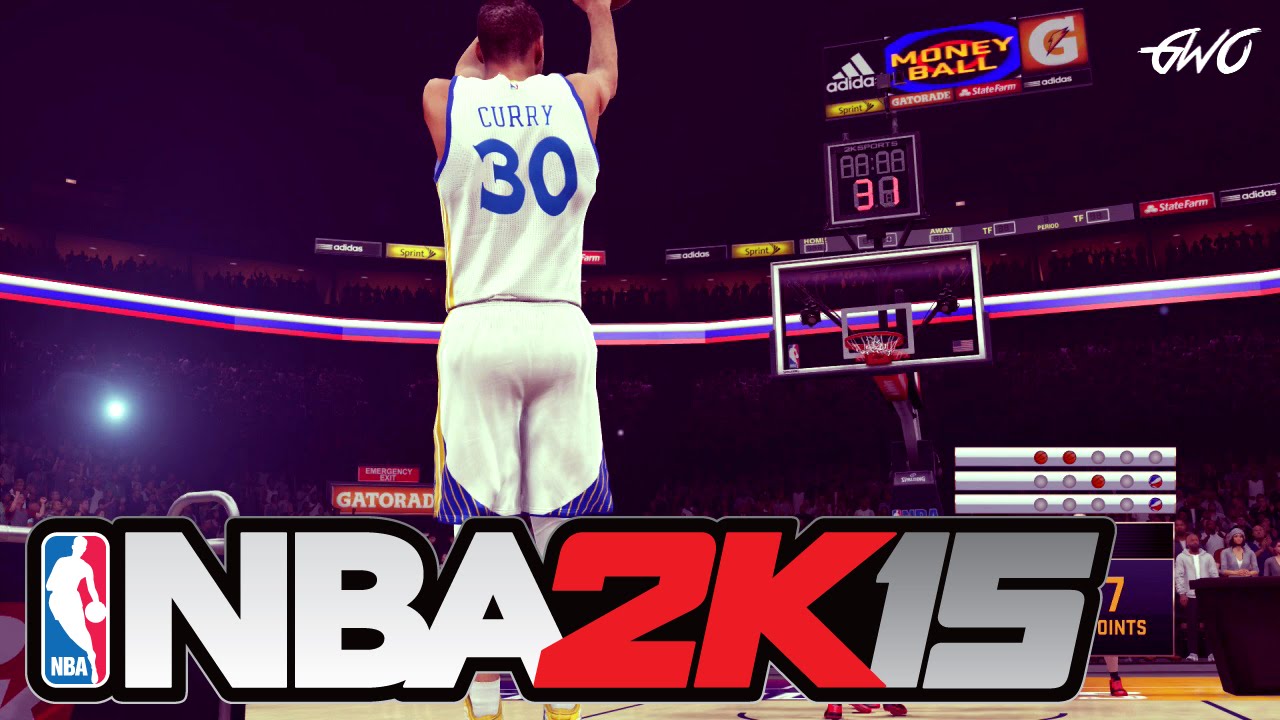 NBA 2K15 - EPIC 3 Point Contest Feat. Steph Curry, Klay Thompson, Damian Lillard & Paul Pierce HD