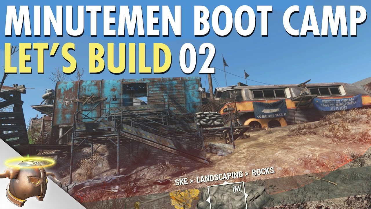 #Fallout 4: #MINUTEMEN BOOT CAMP Let's Build with EvilViking13 - EPISODE 2 | RangerDave