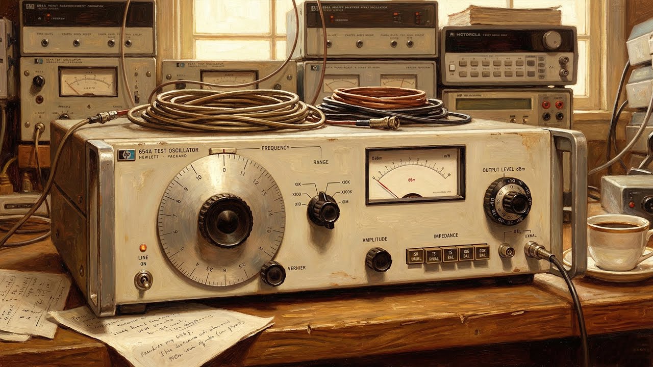 Misure Audio di qualità con HP654A Test Oscillator