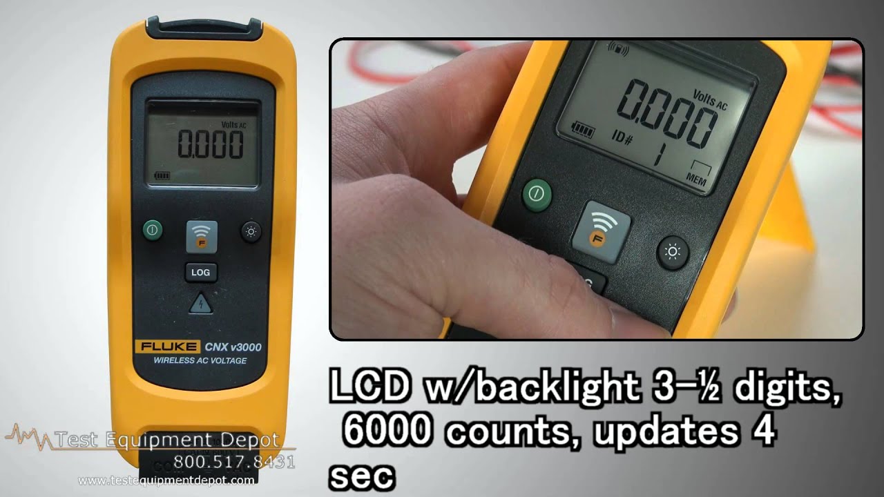 Fluke CNX 3000 Wireless Digital Multimeter and Modules