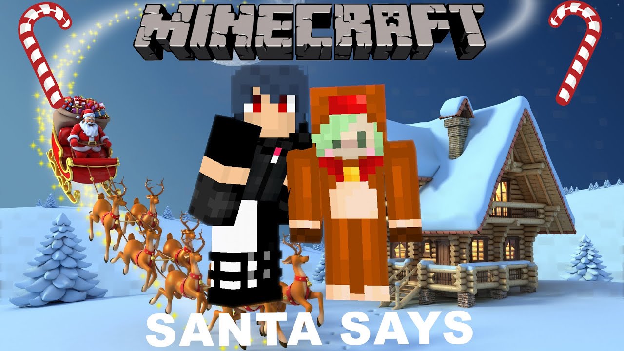 Santa Says Minigame in Minecraft w/ Ashvinelf