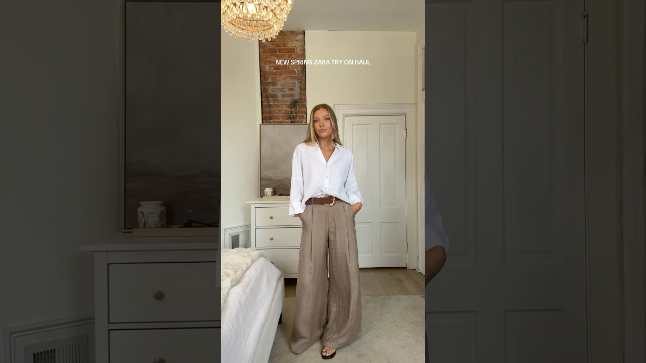 new in zara for spring 🤍 #zara #haul