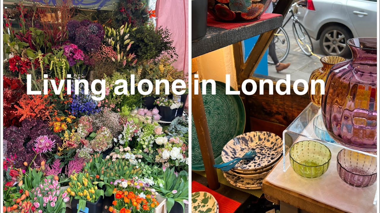 Living alone in London 🇬🇧| Portobello market| Christmas market|Weekly reset|Organizing and cooking