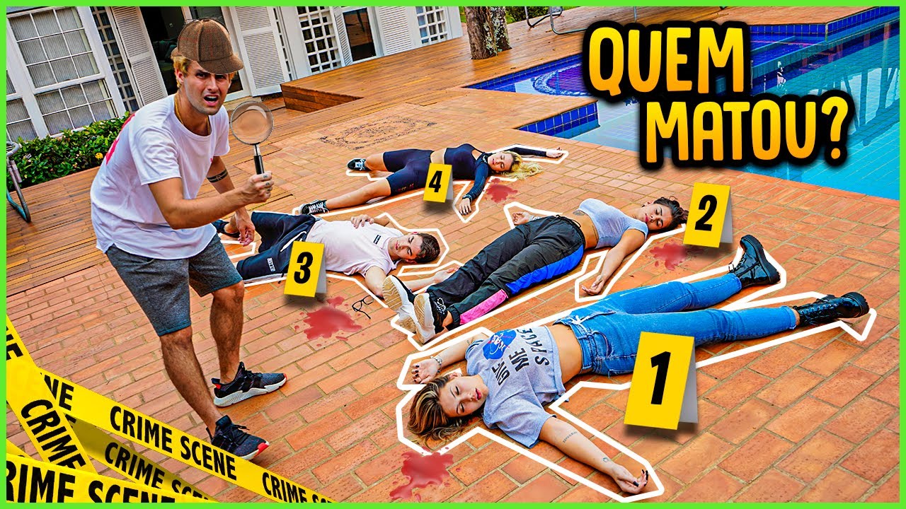 DETETIVE NA VIDA REAL COM TODOS DA CASA!!! ( NOVO MINI GAME ) [ REZENDE EVIL ]
