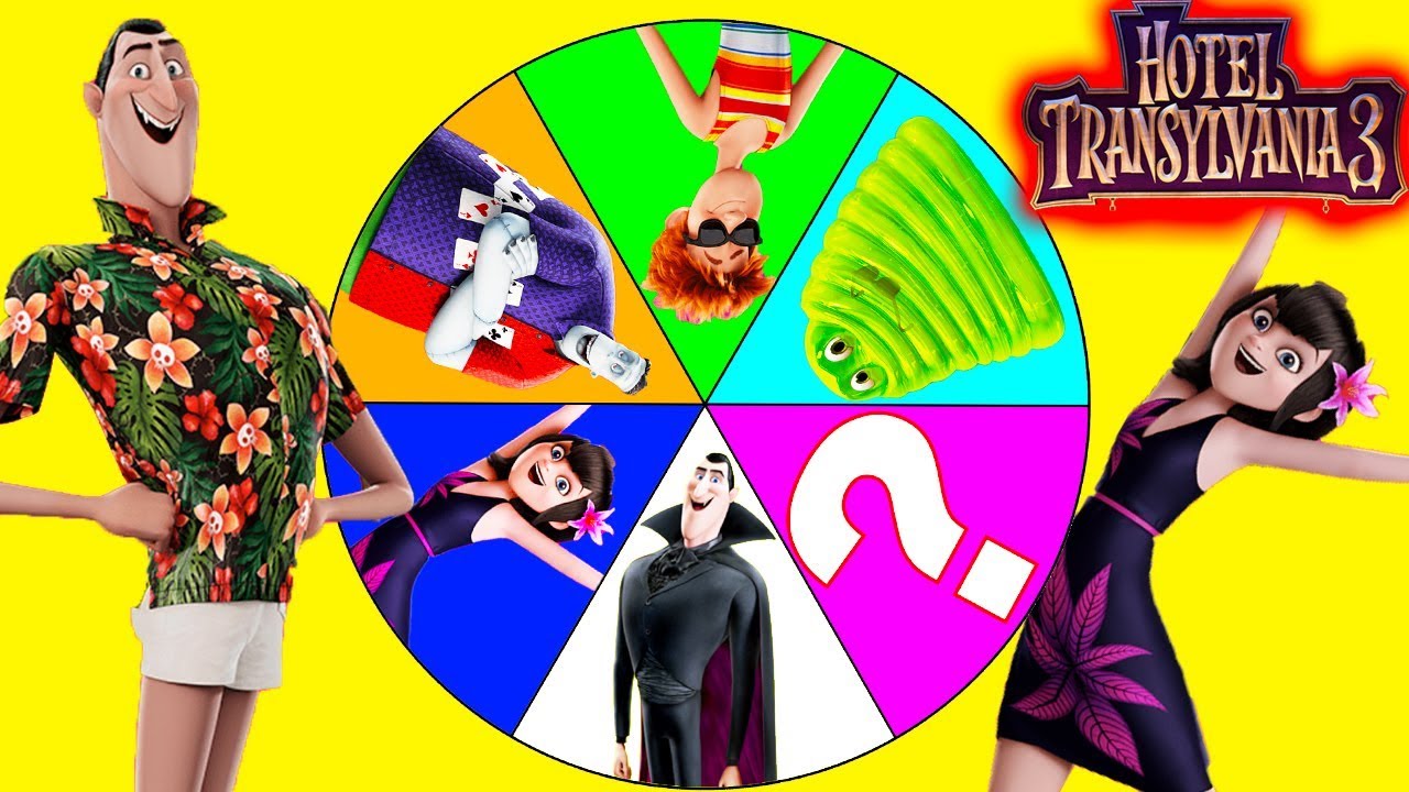 HOTEL TRANSYLVANIA 3 Giant Wheel Game: Drac, Mavis, Murray Toys and More!
