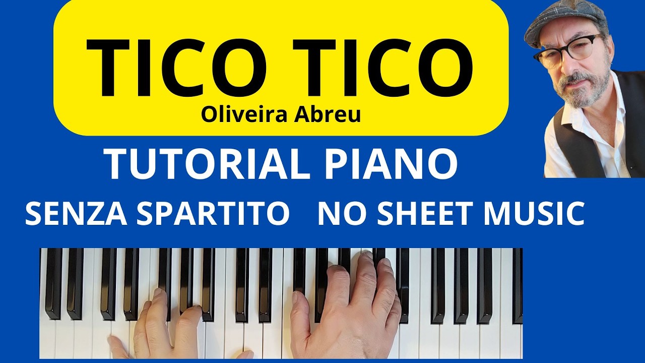 TICO TICO di Oliveira Abreu tutorial per pianoforte