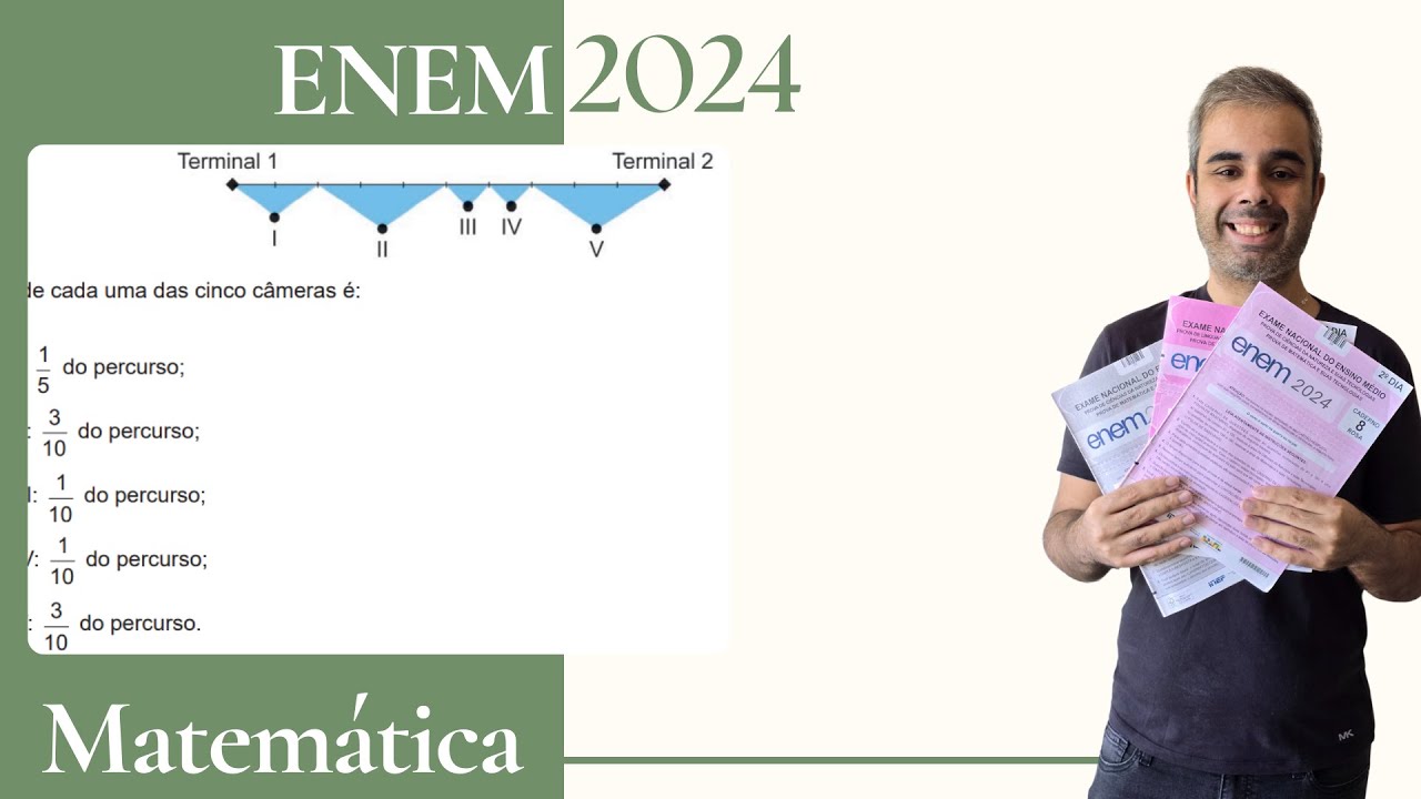 ENEM 2024 - Um aeroporto disponibiliza o serviço de transporte gratuito entre seus dois terminais