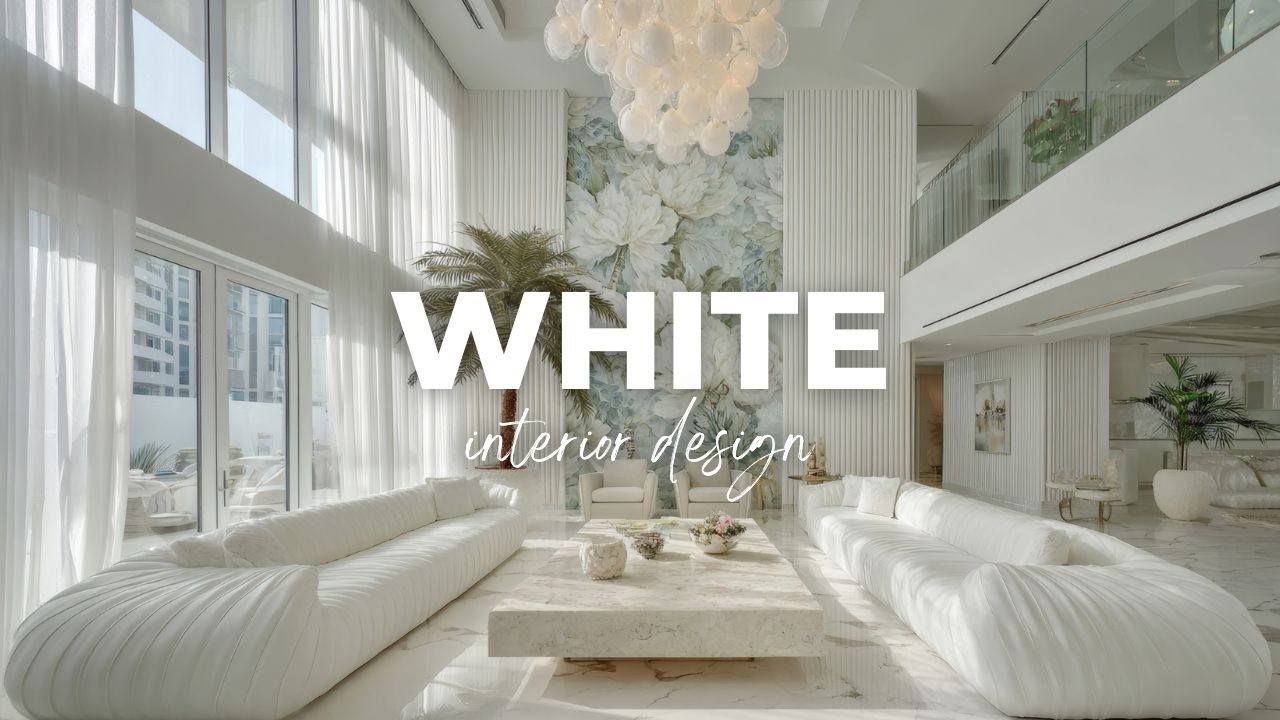 White Interior Design: Calm, Light, and Beautiful Home Ideas [4K]