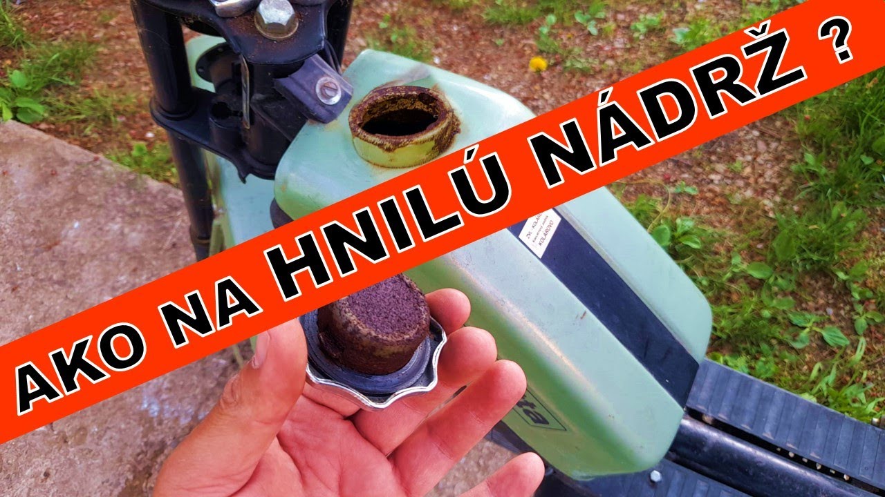 Chemické odhrdzenie nádrže (nielen) Babetta - Ako nato?!