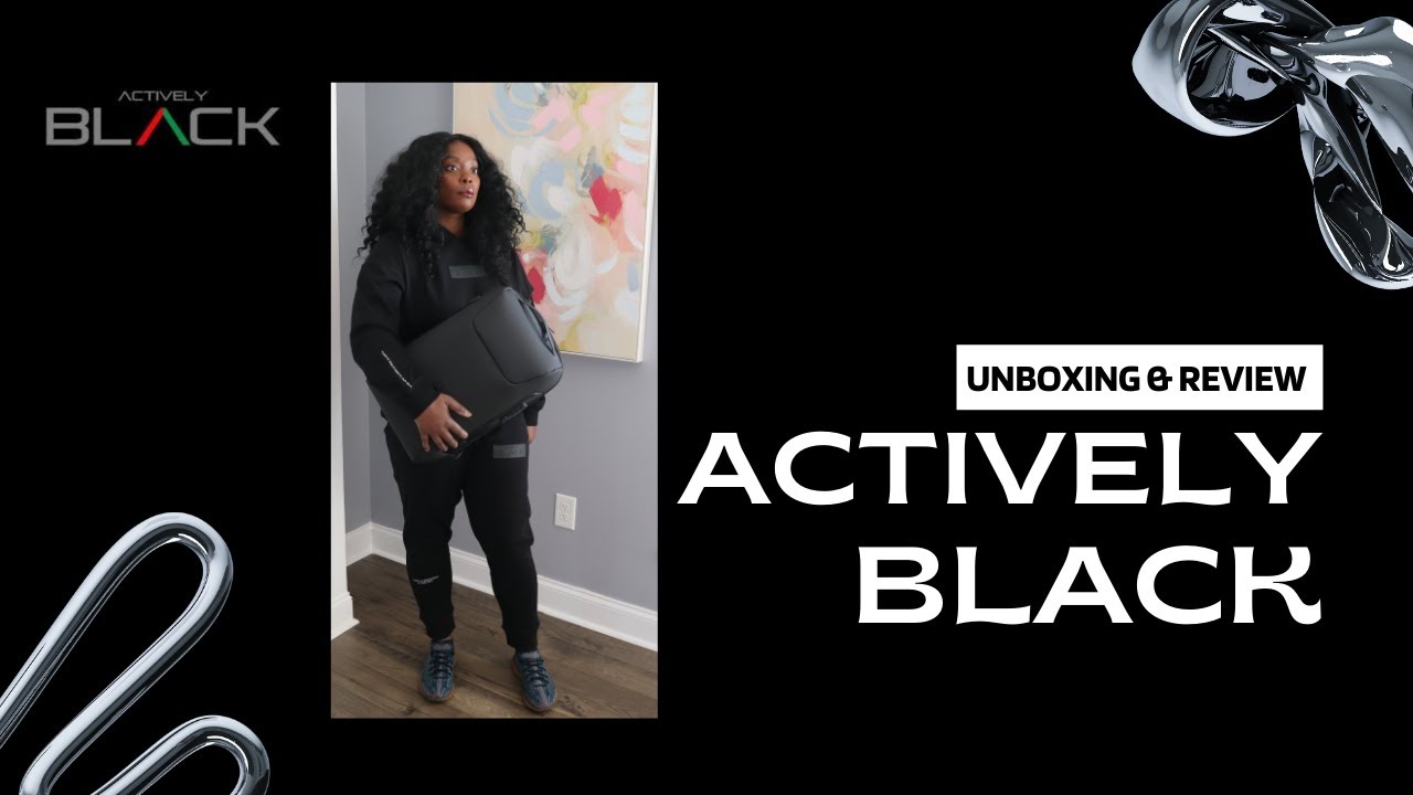 ACTIVELY BLACK | Unboxing & First Impressions | Black Owned Business | #activelyblack #unboxing