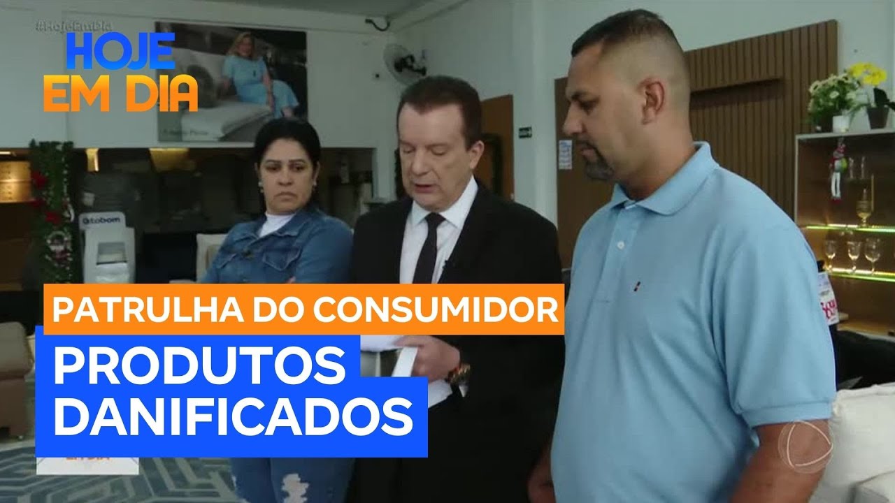 Patrulha do Consumidor: Loja entrega um produto errado e outro danificado para casal