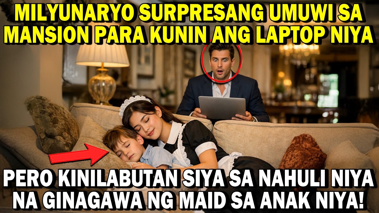 Milyunaryo Biglang Umuwi sa Mansion para Kunin ang Laptop niya pero...