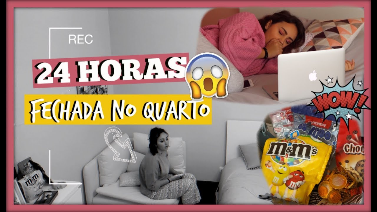 FECHEI-ME NO MEU QUARTO DURANTE 24HORAS!! | Bella Mota