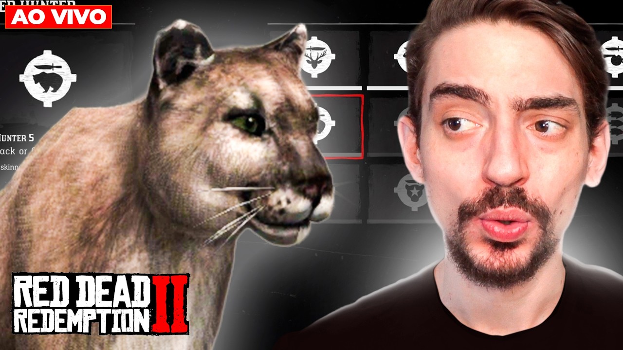 Será que hoje TERMINO OS DESAFIOS DE CAÇADOR?! (Parte 3) 🔴 RED DEAD 2 AO VIVO!