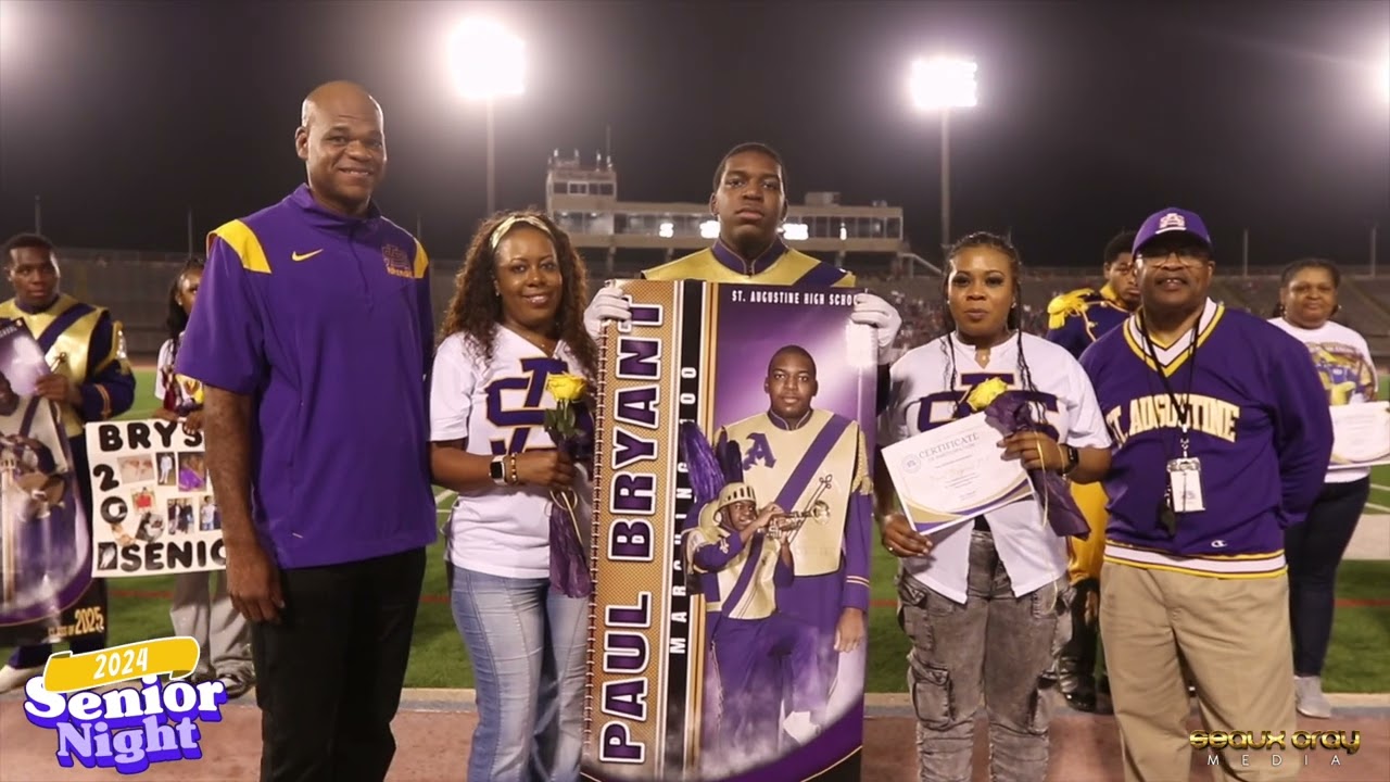 St. Augustine H.S. Marching 100 | Senior Night March in  & Senior Salute