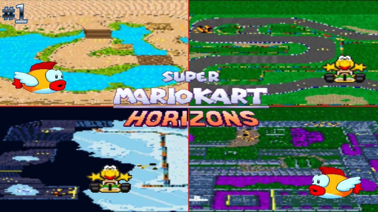 Super Mario Kart Horizons [ROMHACK] (no commentary) I #1 - 50cc TURNiP CUP RACE