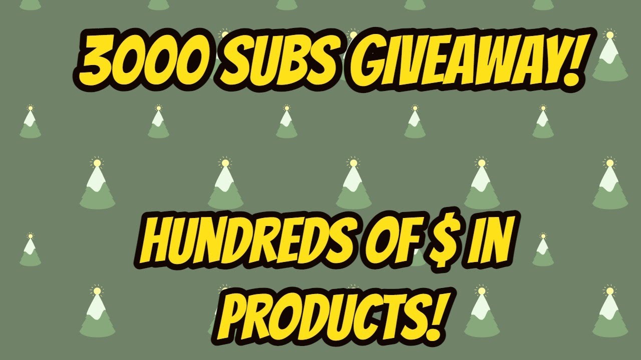 3k sub giveaway!