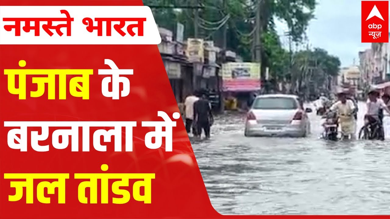 Barnala शहर हुआ जल मग्न... जगह-जगह जमा हुआ पानी | ABP News