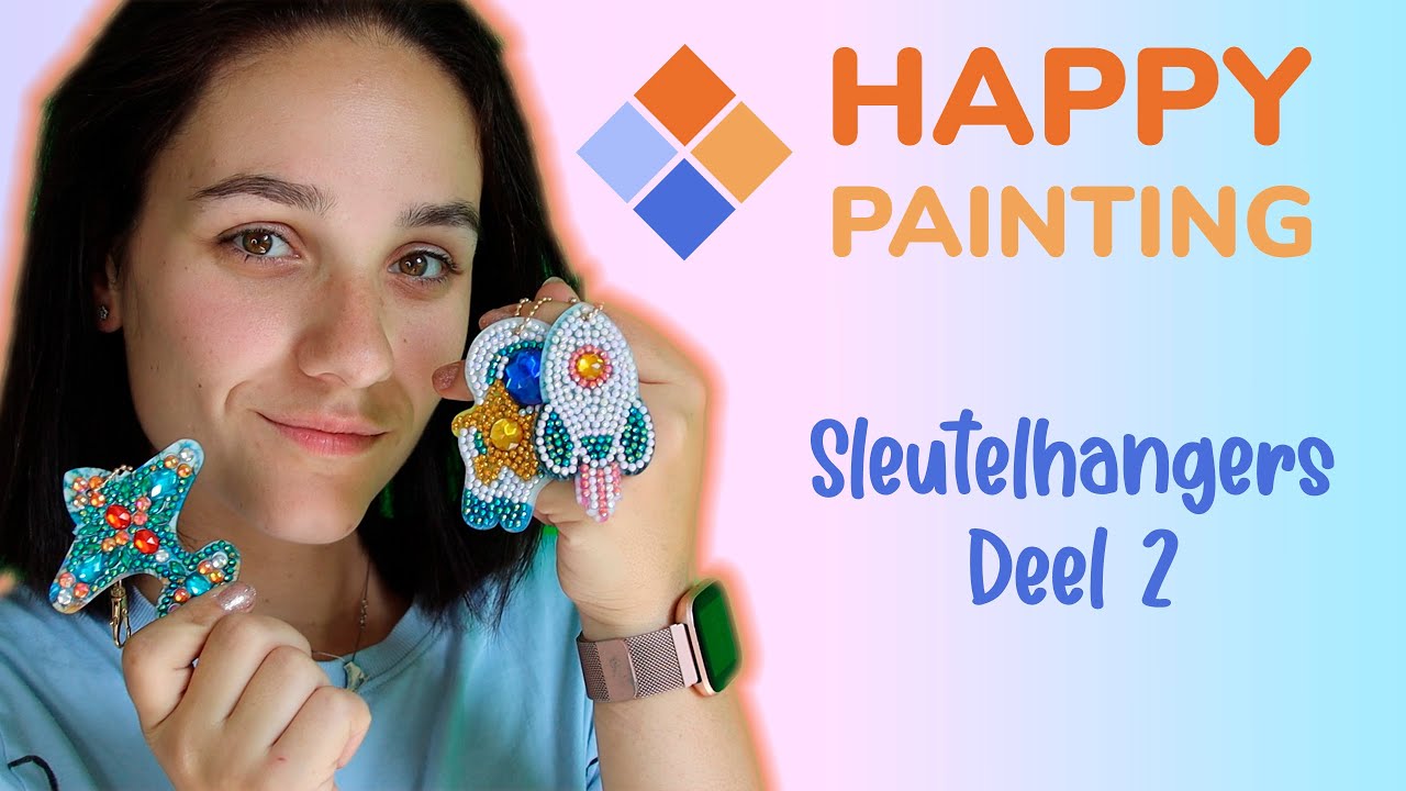 Sleutelhangers maken #2 Happy Painting