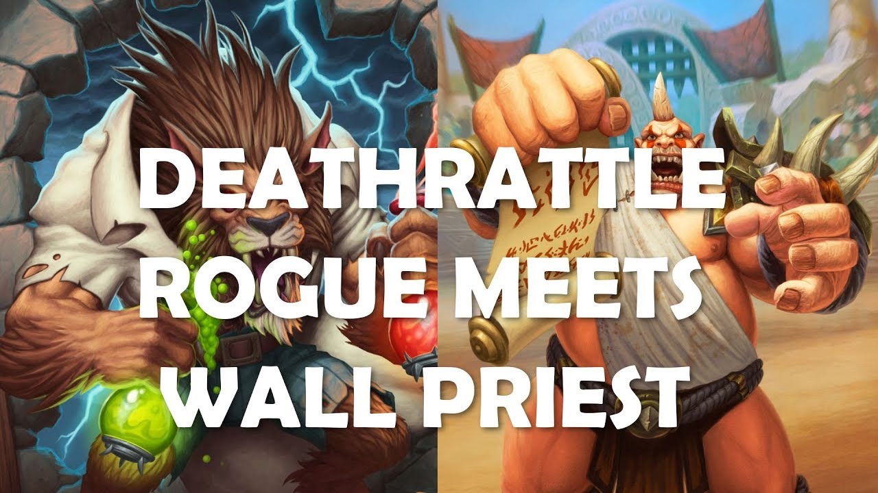 Deathrattle Rogue meets Wall Priest (Hearthstone Rastakhan gameplay)