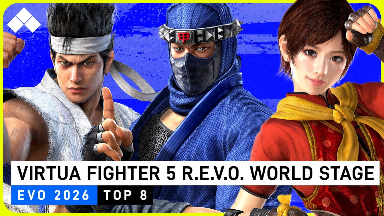 Evo 2026: Virtua Fighter 5 R.E.V.O. World Stage Top 8