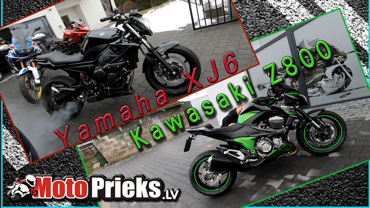 Мотоциклы на заказ. Yamaha XJ6n, Kawasaki Z800.