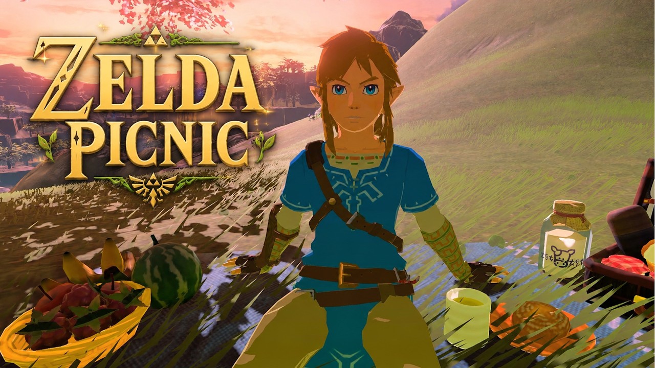 🥧 A Calm Picnic Evening 🥧 Relaxing Zelda Summer Music Ambiance