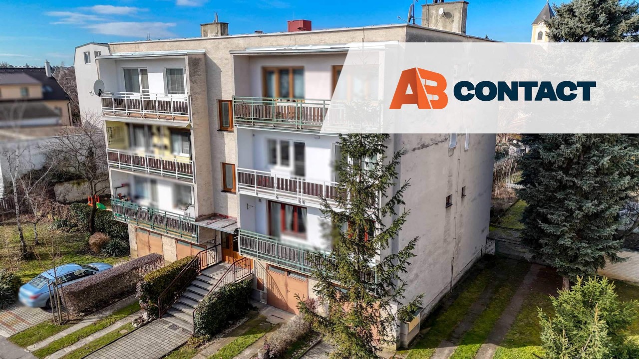 Tehlový 3-izbový byt s vlastným kúrením a garážou