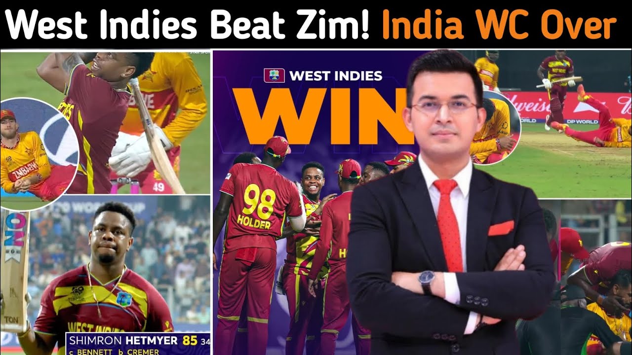 West Indies vs Zimbabwe Highlights 2026 | Shimron Hetmyer 85 | WI Beat ZIM by 254 Runs