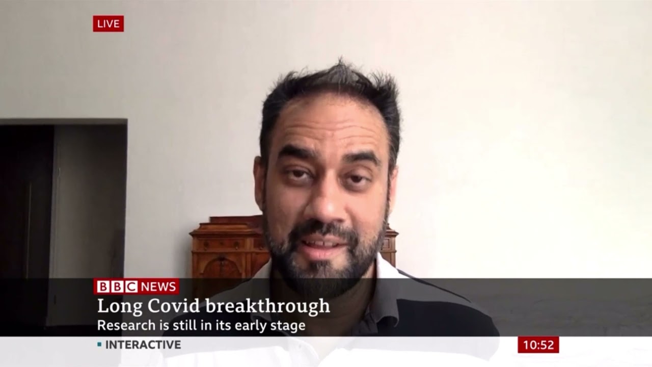 BBC News - Dr Asad Khan  ‘Apheresis’ Long Covid treatment (2021)