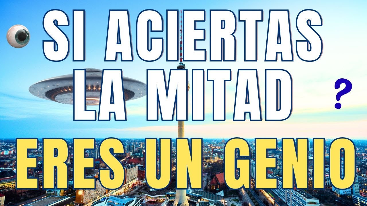 ¿Cuánto SABES? 🧠 30 preguntas DIFICILES De Cultura GENERAL