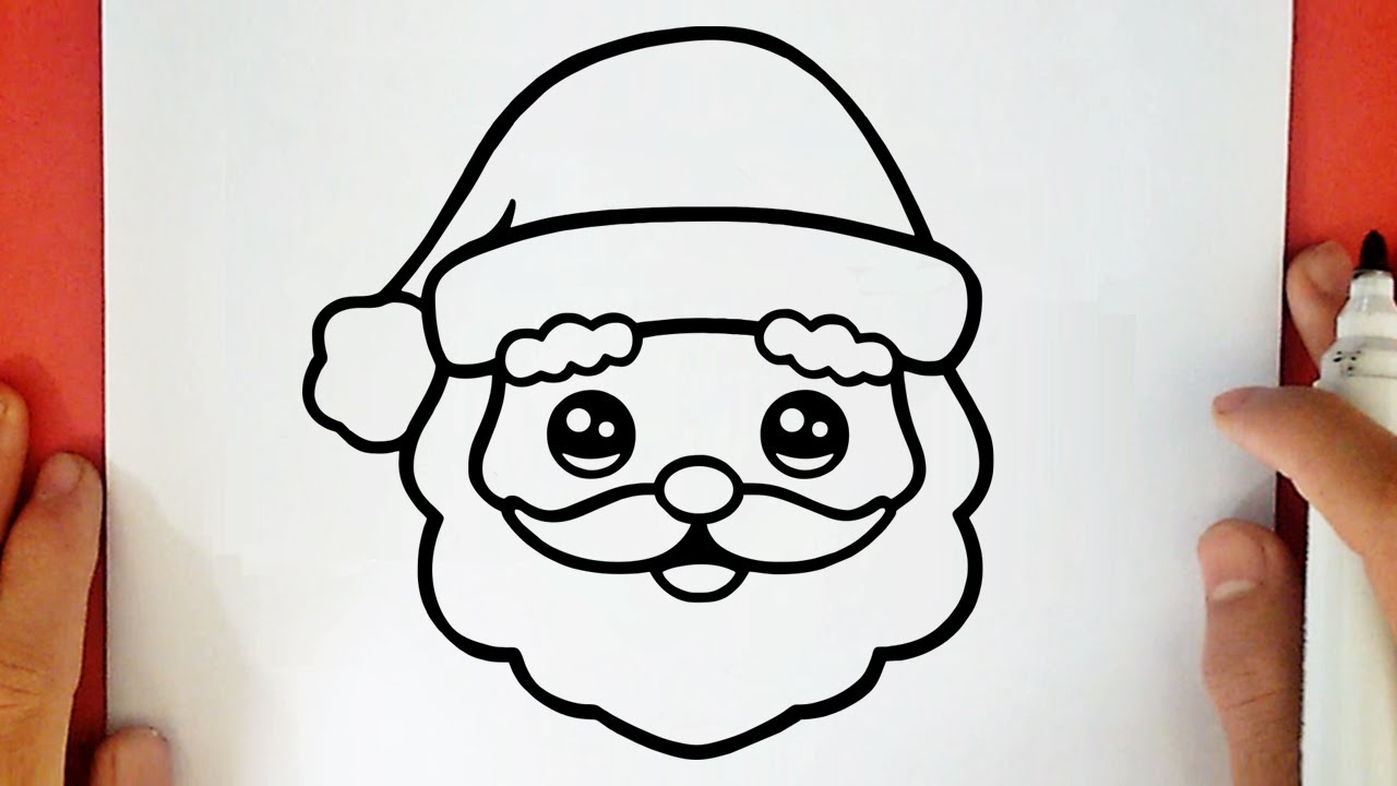 COMMENT DESSINER LE PÈRE NOËL KAWAII