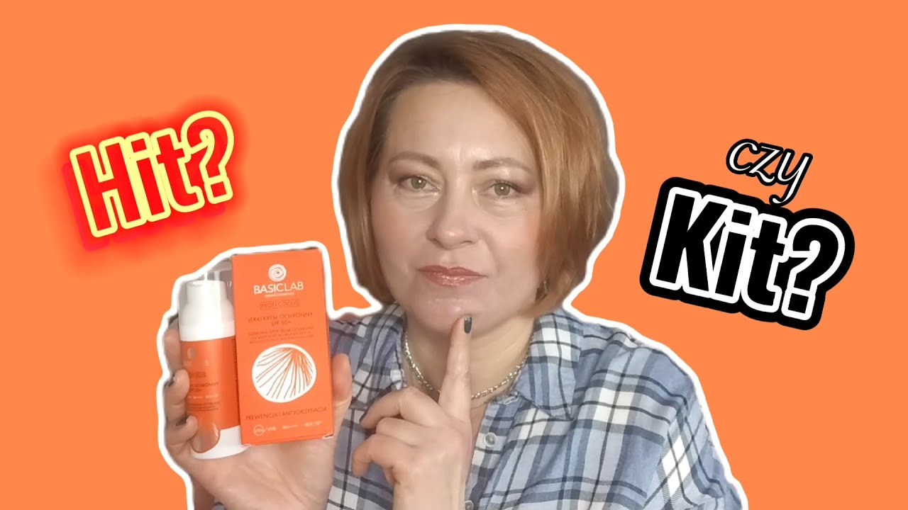 BASICLAB Lekki krem ochronny SPF50+ 👉 świetne parametry, co z formułą? 🤔 | GreenTea
