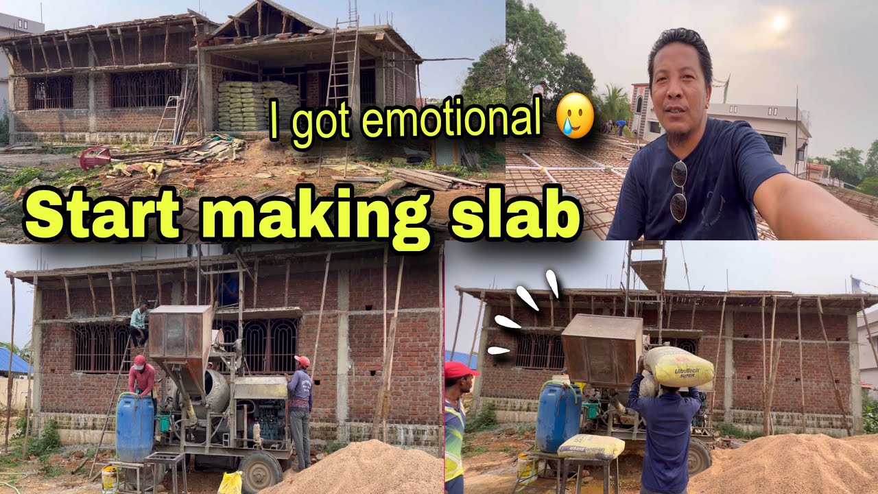 I Got Emotional 🥲, Start Making Slab For Our House ,// Pema’s Channel