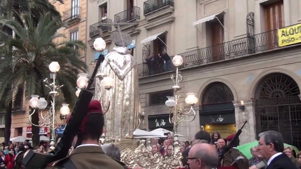 Procesión de San Vicente Ferrer 2013 en Valencia.