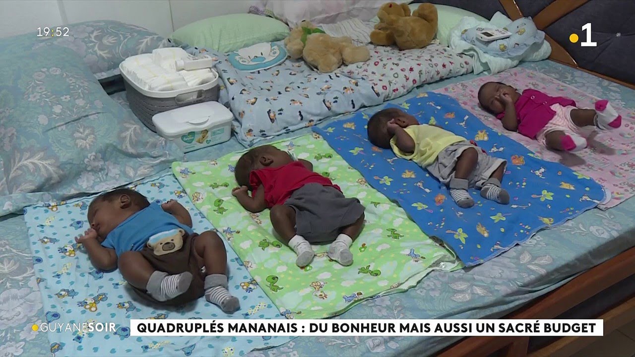 Quadruplés à Mana : Du bonheur mais aussi un sacré budget