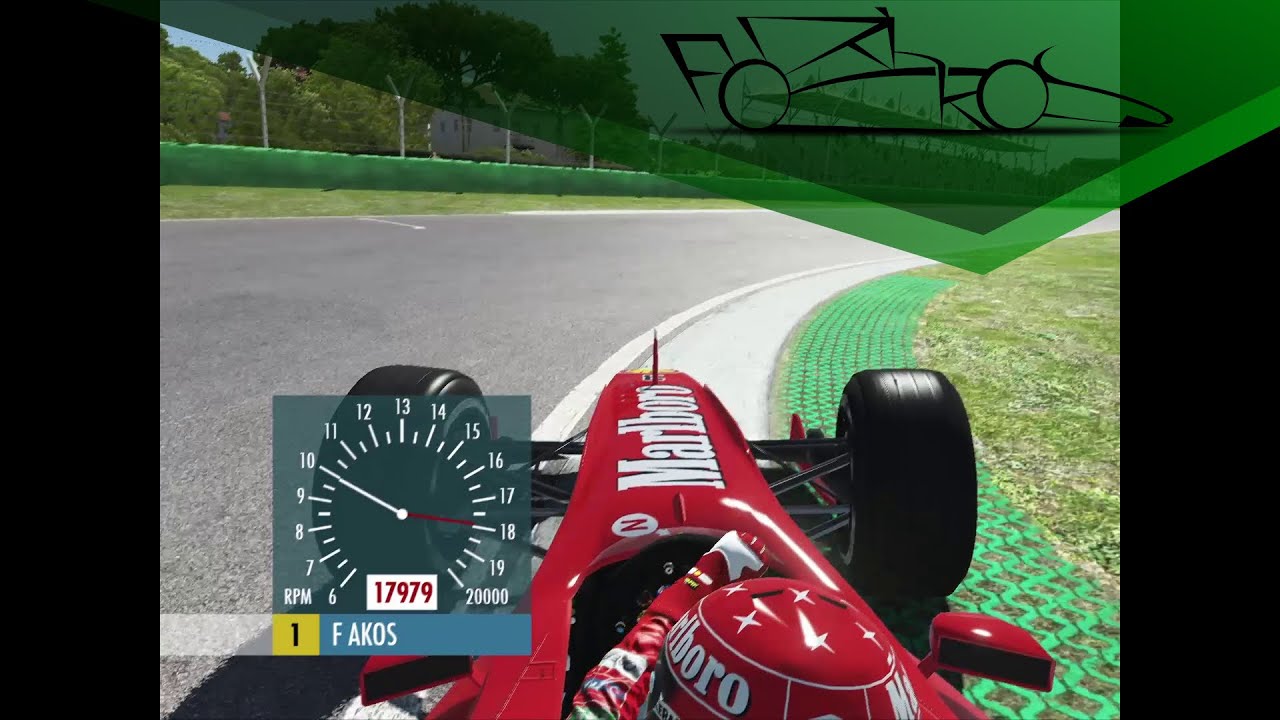 rFactor 2 - Formula 1 2000 Revmeter RELEASE! (Onboard Michael Schumacher)
